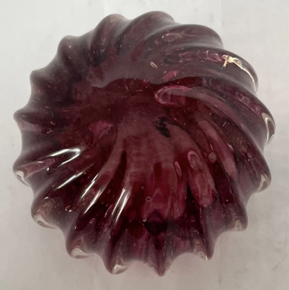 Vintage Caithness “Optix” Art Glass Paperweight - Philip Chaplain 1998 - Image 3 of 4