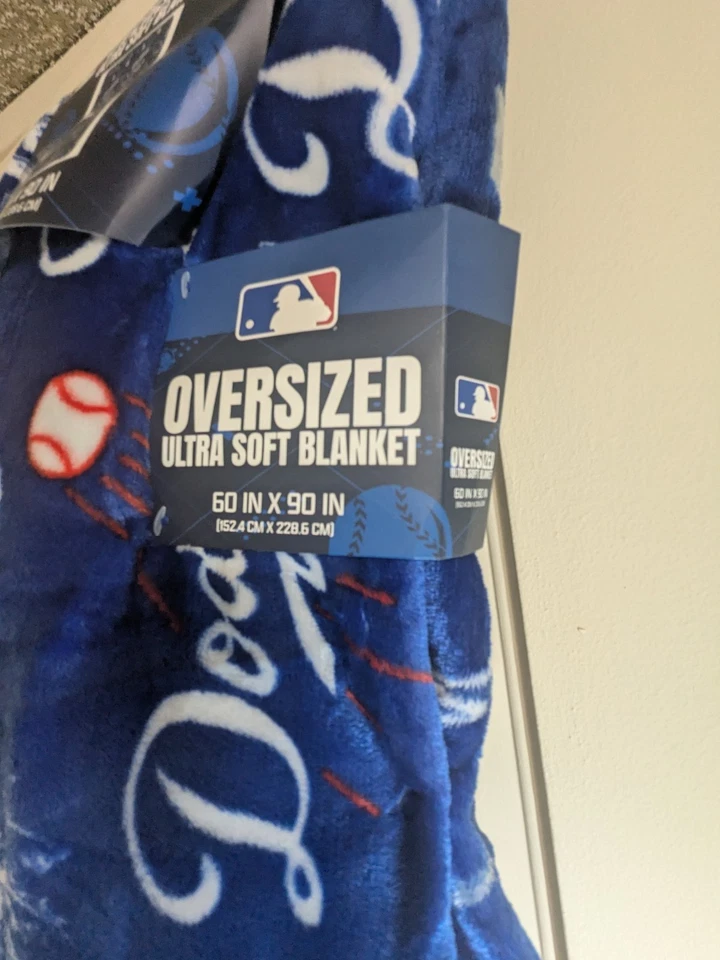 Manta suave grande de los Dodgers de Los Ángeles 60 pulgadas X 90 pulgadas Foto 4 de 4