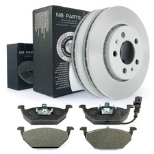 Bremsscheiben Bremsbeläge vorne 256mm für Audi A2 A3 Skoda VW Golf 4 IV Polo 9N
