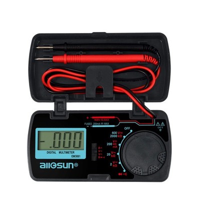 ALLOSUN-EM3081 Digital Multimeter/DMM/Multi Tester Amp/Ohm/Volt Meter/Diode a...