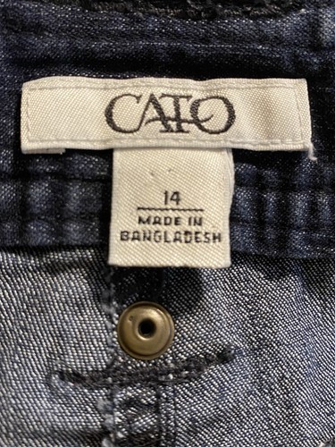Cato size 14 long blue dark wash modest flare maxi skirt - Picture 8 of 8