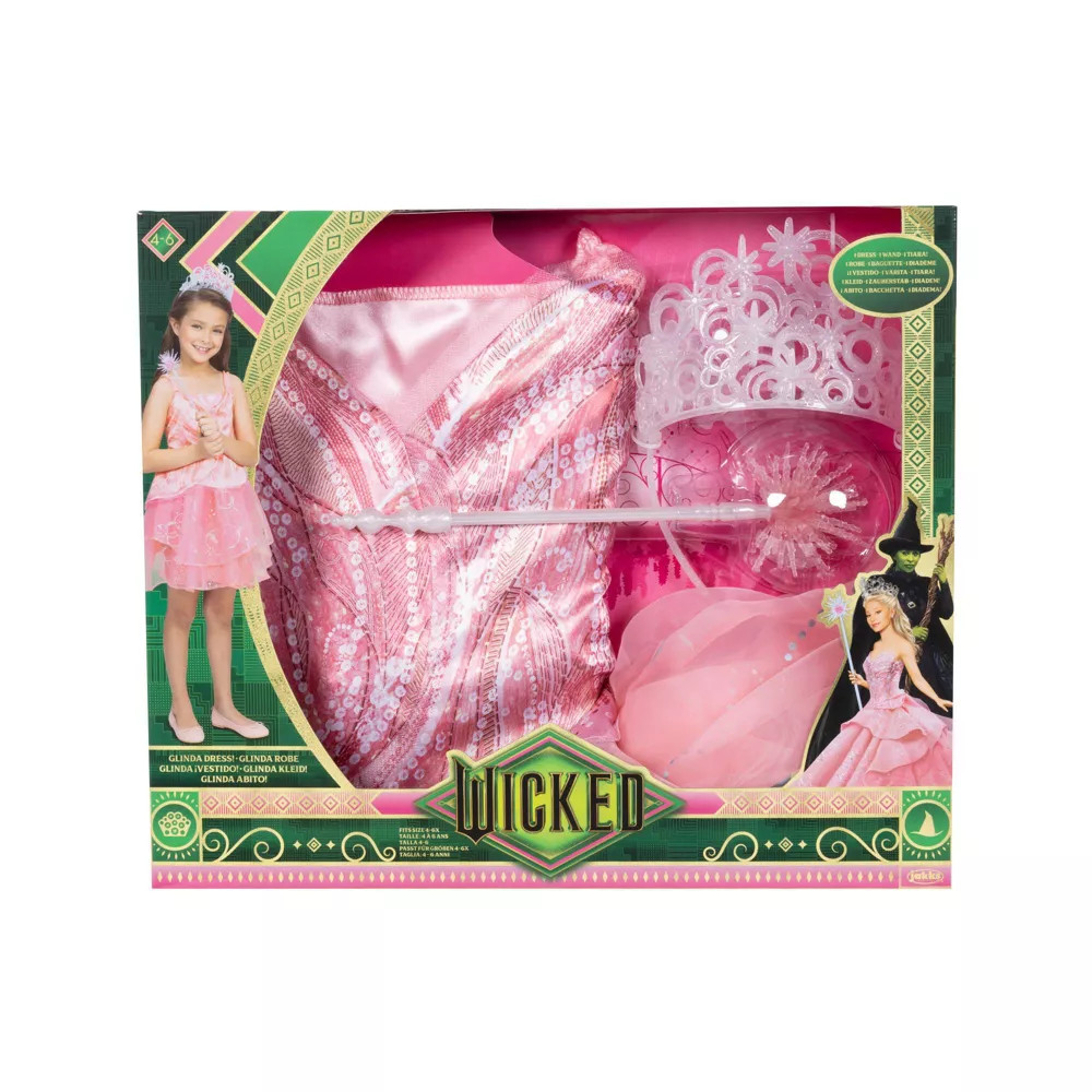 Wicked Girl's Deluxe Glinda Pink Bubble Dress Up, 4-6Y | eBay Wicked Girl's Deluxe Glinda Pink Bubble Dress Up, 4-6Y | eBay