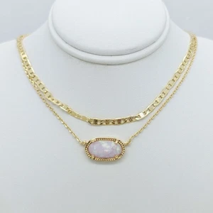 Kendra Scott Elisa Collier pendentif multi brins d'or dans Lilac Opal