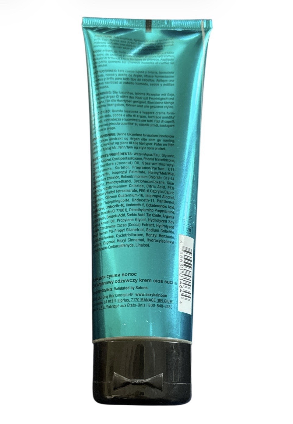 Sexy Hair Soy Renewal Cr&egrave;me Oil w/ Argan Oil Nourishing Blow Dry Cr&egrave;me 4.2oz New