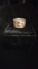 Antique Signed Haida Raven With Pearl & Bearclaw Ring In Sterling Silver — photo 7