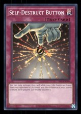 yugioh self destruct button deck Yu-Gi-Oh! - Kozaky's Self-Destruct (TLM-EN052) - The Lost Millennium - Unlimited Edition You can only activate this card when your Life Points are lower than your opponents Life Points and the difference is 7000 points or more Self-Destruct Button - IOC-105 -