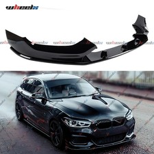FOR BMW 1 SERIES F20 F21 LCI 15-19 FRONT SPLITTER LIP M PERFORMANCE GLOSS BLACK
