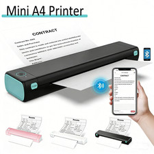 Phomemo M08F Portable Thermal Bluetooth Printer Support for 8.5"x11" US Letter