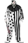 Horror Killer Clown Adult Men Plus Size Costume