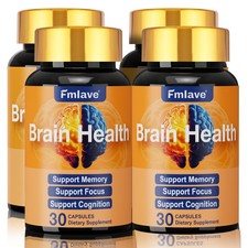 Brain Supplement for Memory  Focus - Nootropics for Concentration, Energy Brain