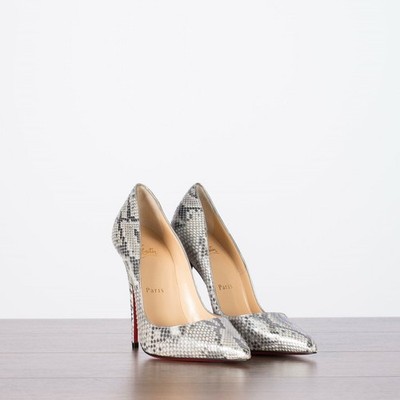 CHRISTIAN LOUBOUTIN 1395 $ So Kate 120 mm High Heel Pumps - Roccia Python...