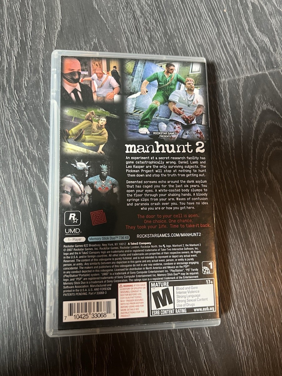 海外ソフト psp manhunt2 マンハント2 Manhunt 2 - Playstation Portable (PSP) – Retro Raven Games