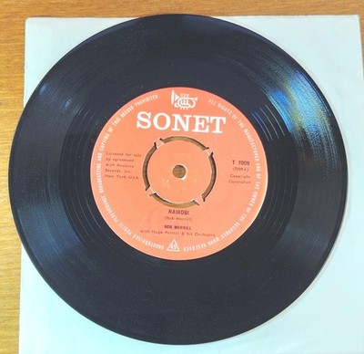 BOB MERRILL Nairobi / Jump When I Say Frog 50s Denmark SONET Novelty Pop RnR 45
