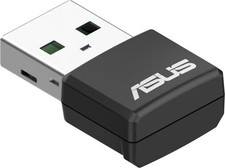 ASUS - USB-BE92 Nano Tri-Band Wi-Fi 7 USB Network Adapter - Black