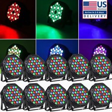 10pcs Stage Par Light 36 LED Disco Lights For Dj Disco Christmas Wedding Party