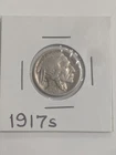 NO RESERVE 1917-S San Francisco Minted Indian Head Buffalo Nickel 5C KEY DATE
