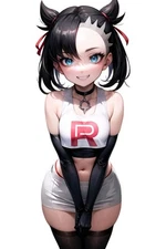 Marnie Pokemon Team Rocket Vinyl Car Decal Sticker 7" Weatherproof