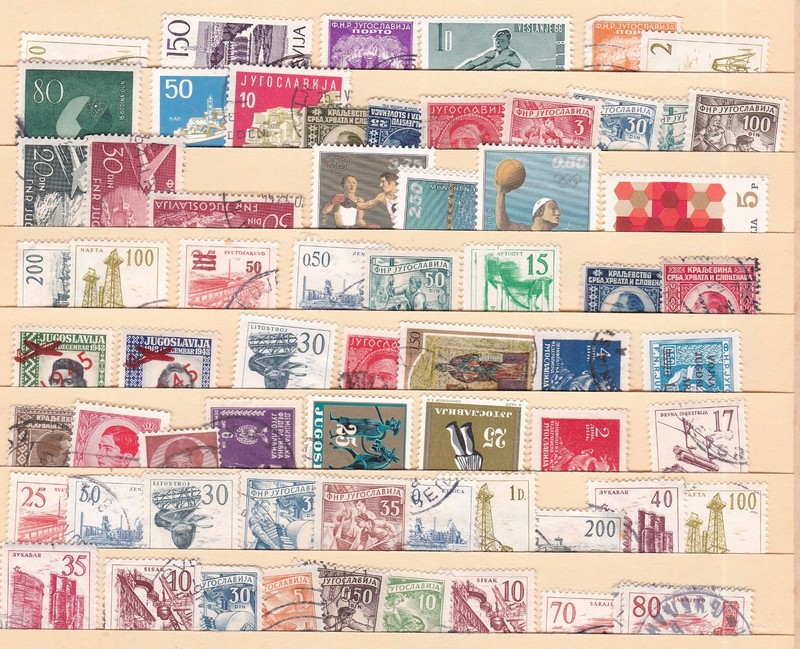 YUGOSLAVIA ^^^^x63  older  used & hinged collection @x dco 4937yugo