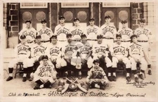 Quebec Baseball Team  Athletic Club Provincial League Canada RPPC Postcard COPY
