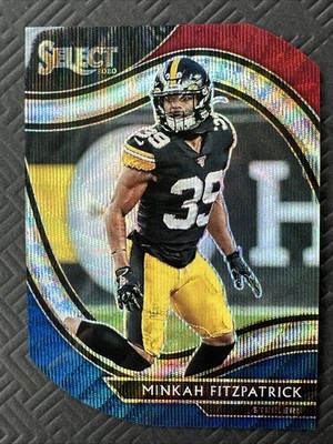 2020 Panini Select - Field Level Minkah Fitzpatrick #338 Tri-Color Prizm Die-Cut