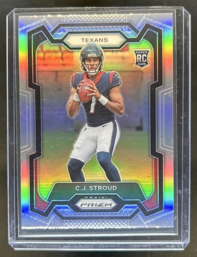 2023 Panini Prizm C.J. Stroud Silver Rookie RC #339 Texans