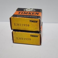 2pc Lot LM11910 / LM11910-20024 Timken Tapered Roller Bearing Cup **Made In USA