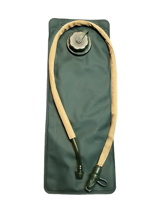 #ad 3L 106 oz Hydration Bladder w Tube amp; Bite Valve Green Coyote 18quot;L x 6.75quot;W NIB $10.90