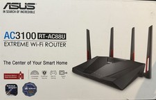 ASUS RT-AC88U AC3100 Wireless Gaming Router, AiMesh, 8 Gigabit LAN Ports