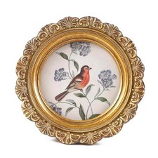 Vintage Picture Frames Antique Picture Frames with Glass Front 3x3 Round Bronze