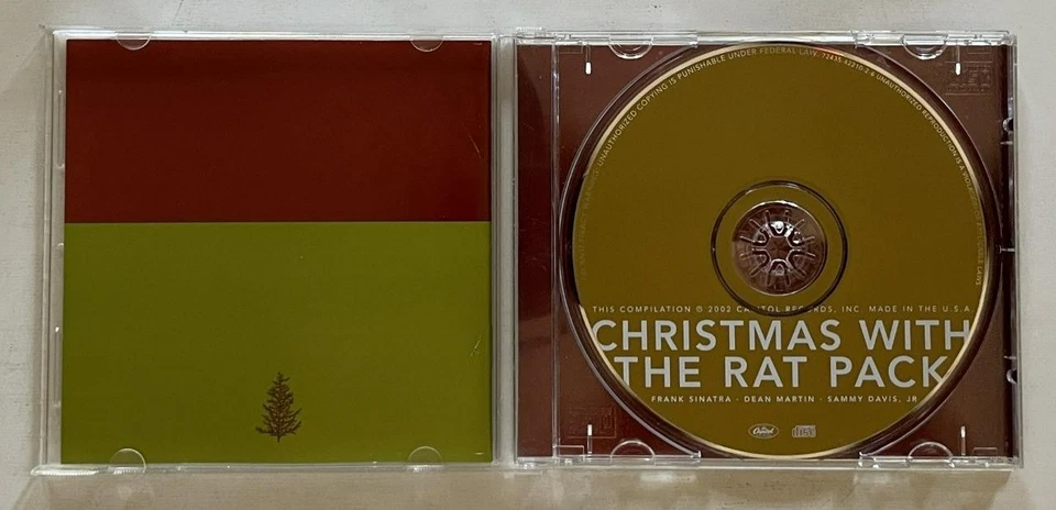 Frank Sinatra Dean Martin Sammy Davis Jr. Christmas with The Rat Pack CD Capitol Foto 2 de 4