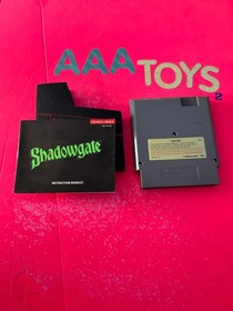 Shadowgate NES Cartridge and Manual