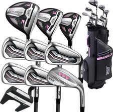 Rt Hand Women's Petite Golf Club Set 14-Pieces Regular Flex Bag