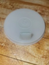 Tupperware Sipper Sippy Cup Flat G Bell Tumbler Lid 1552 Sheer Vintage NOS