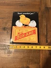 Vintage Bon-Ami Porcelain Enamel Sign “Hasn't Scratched Yet” By Ande Rooney