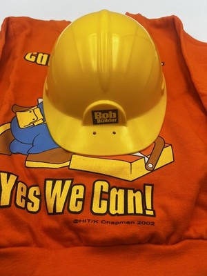 Vintage 2002 PBS Bob the Builder orange sweatshirt + hat kids size 4/5 from Avon