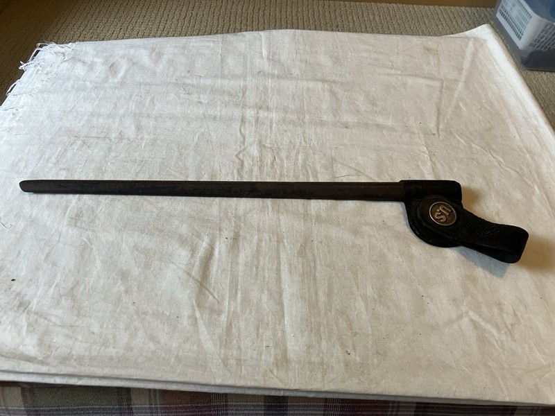Scabbard Only for U.S. Rifle Model 1873 Socket Bayonet- Good Condition