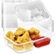 200 Pcs Nacho Trays 6x5 Inch Disposable Plastic Nacho Cheese Trays 12 oz Nacho