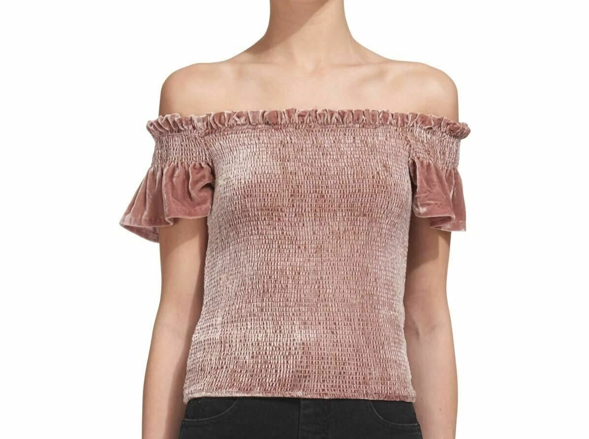 Smocked hotsell bardot top