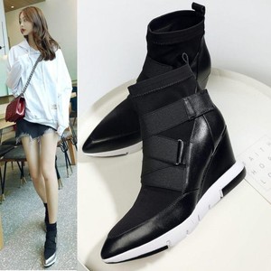 pointed toe platform sneakers