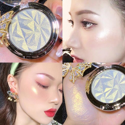 Highlighter Powder Palette Makeup Long-lasting Glow Beau✨ Shimmer Face L4X1 - Picture 3 of 15