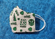 Washable Handmade Fabric Face Mask filter pocket HARRY POTTER SLYTHERIN PENDANTS