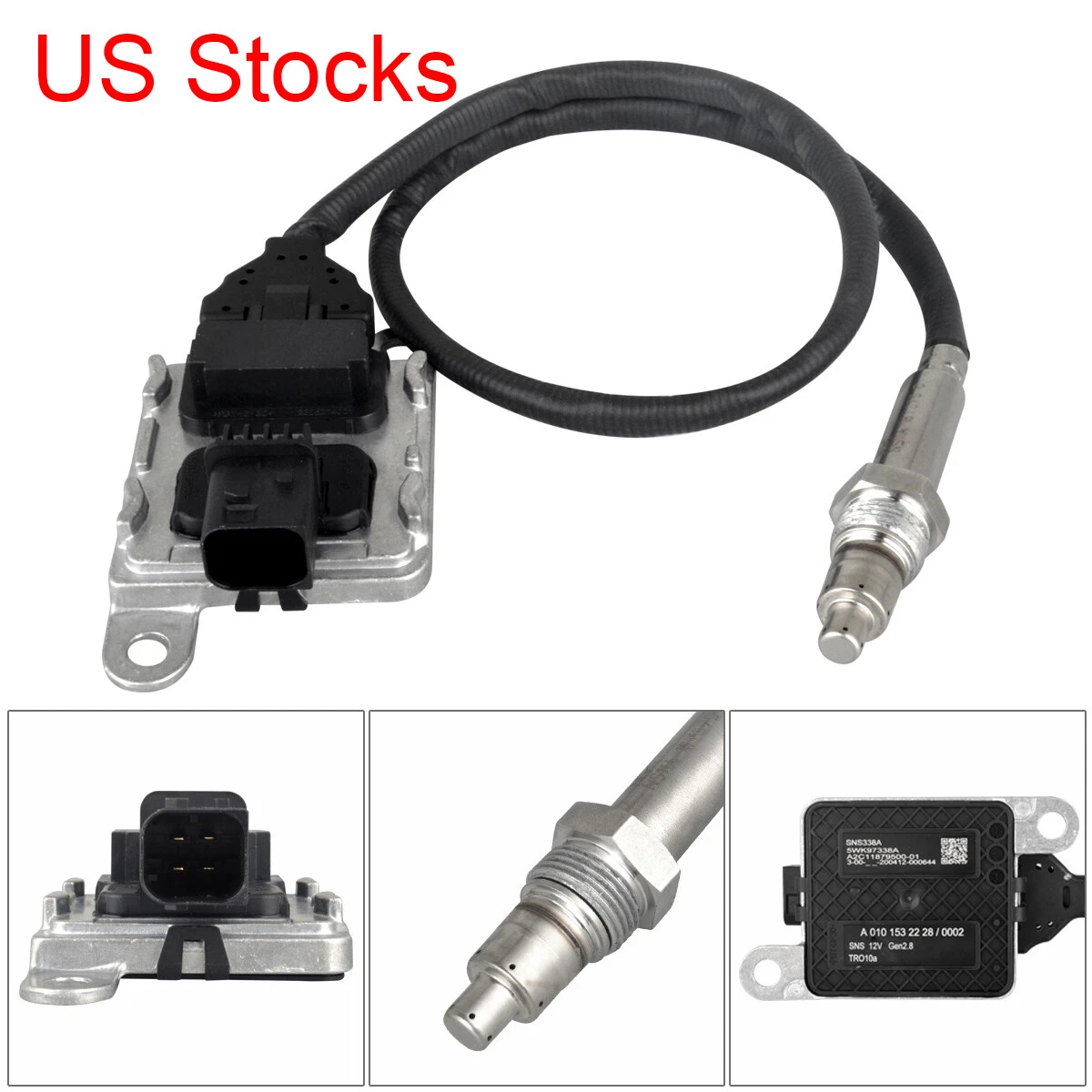 Inlet u0026 Outlet Nox Sensor For Detroit DD13 DD15 DD16 Freightliner  0101532228 | eBay