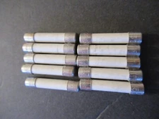 TEN White Buss ABC15 ABC 15 15A  BUSSMANN Ceramic FUSES 250 VOLT  NEW