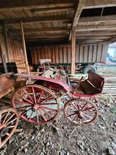 Alte kutsche, Schlitten,  Fuhrwerk