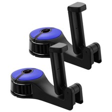 2x Car Seat Back Hook Bag Storage Headrest Hook Hanger Mobile Phone Holder Brack