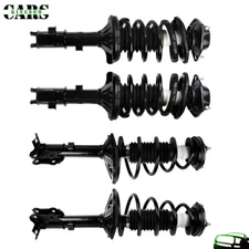 Qty4 Fits 2000-2005 Hyundai Accent F+R Complete Strut Assembly Shock With Spring