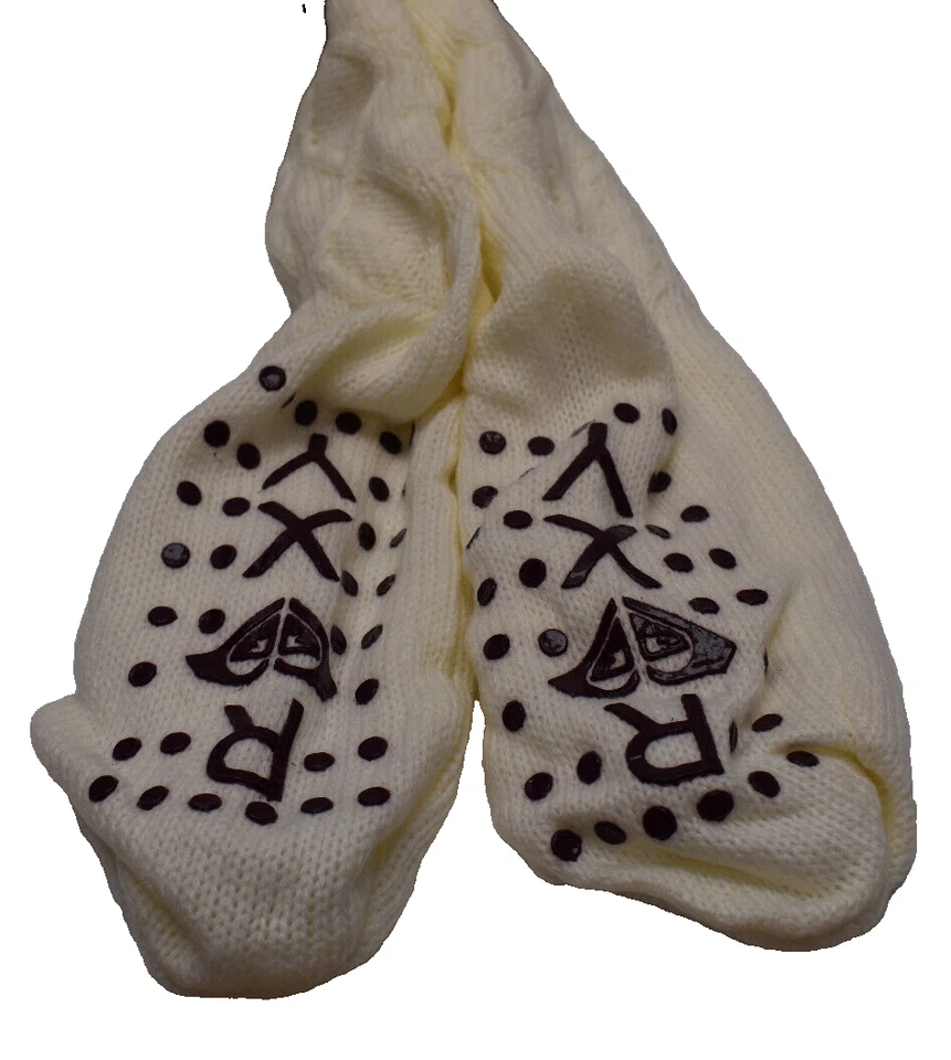 Acogedores calcetines Roxy de punto polar forrados con cable crema ¡Nuevos! Nuevo con etiquetas Foto 4 de 4