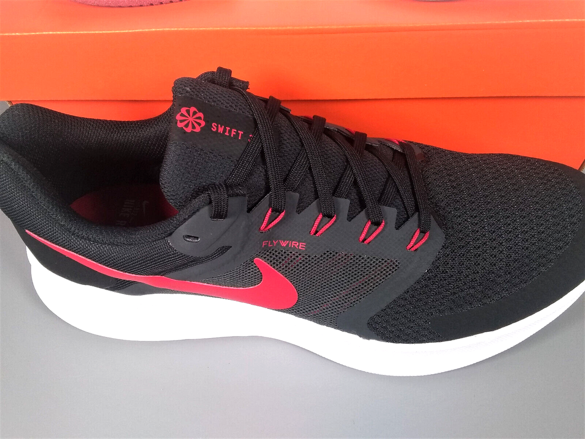 Nike Run Swift Mens Women 13 Black University Red White