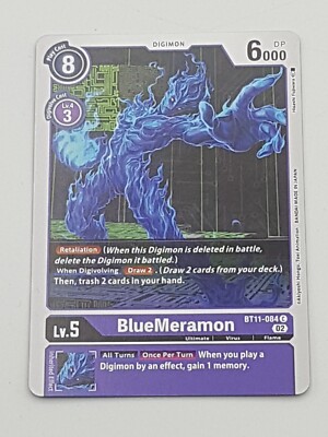 Digimon TCG BlueMeramon NM