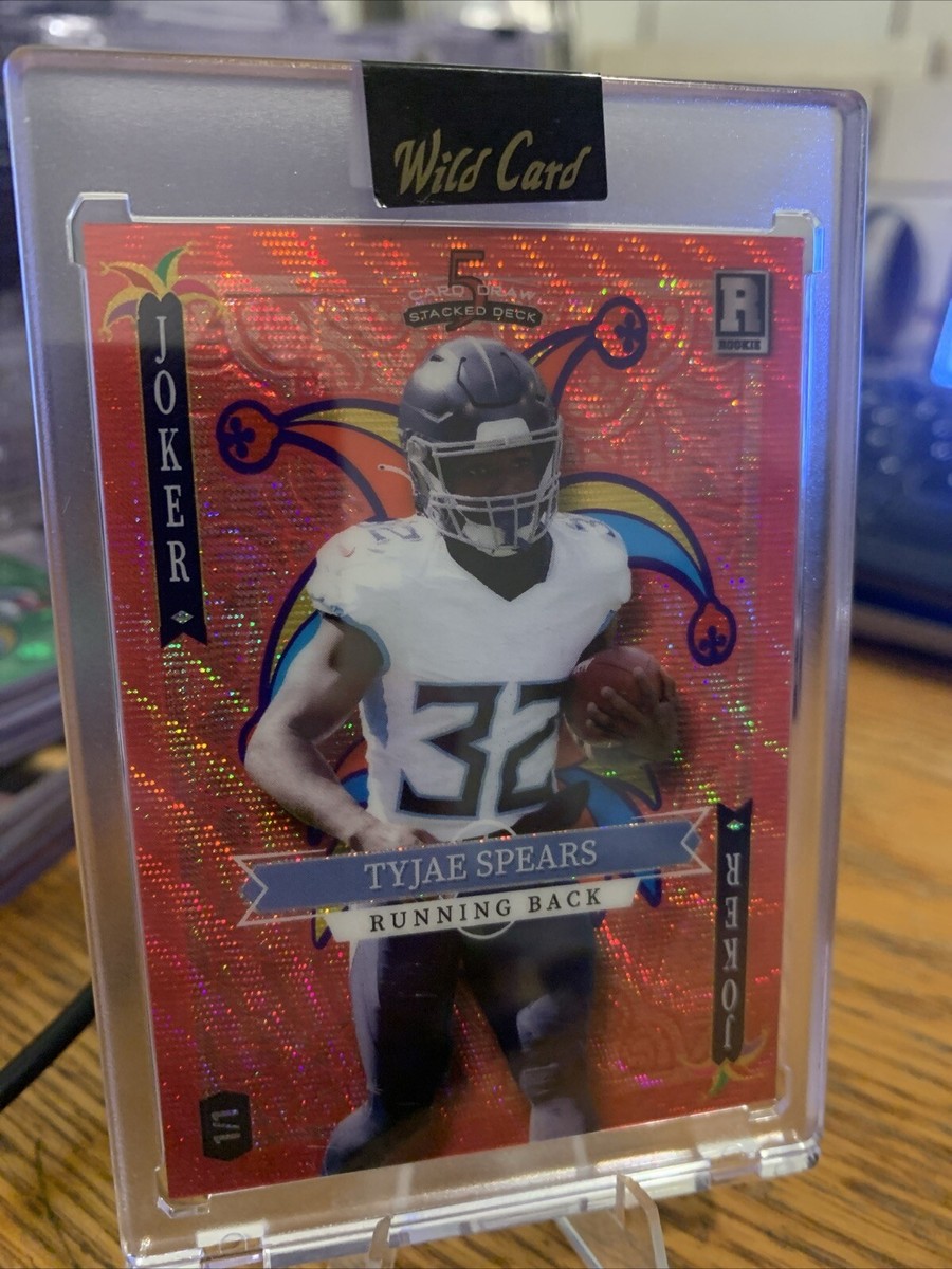 2023 Wild Card 1/1 Rookie Red Wave Prizm Joker Tyjae Spears 2023 Wild Card 1/1 Rookie Red Wave Prizm Joker Tyjae Spears
